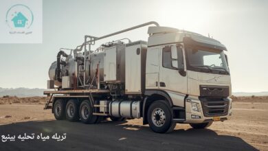 تريله مياه تحليه بينبع